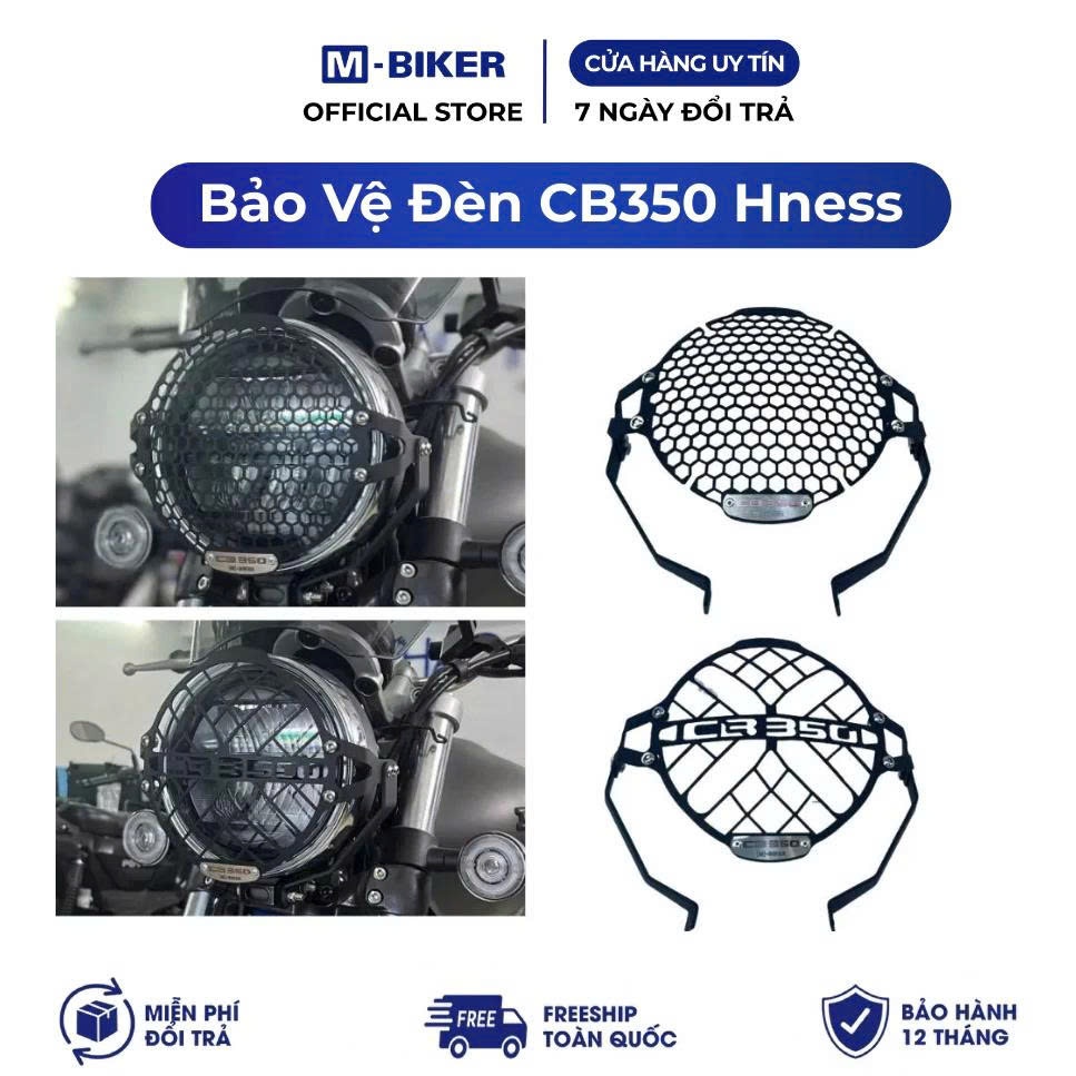 ốp bảo vệ đèn CB350 Hness chính hãng Mbiker giá tốt