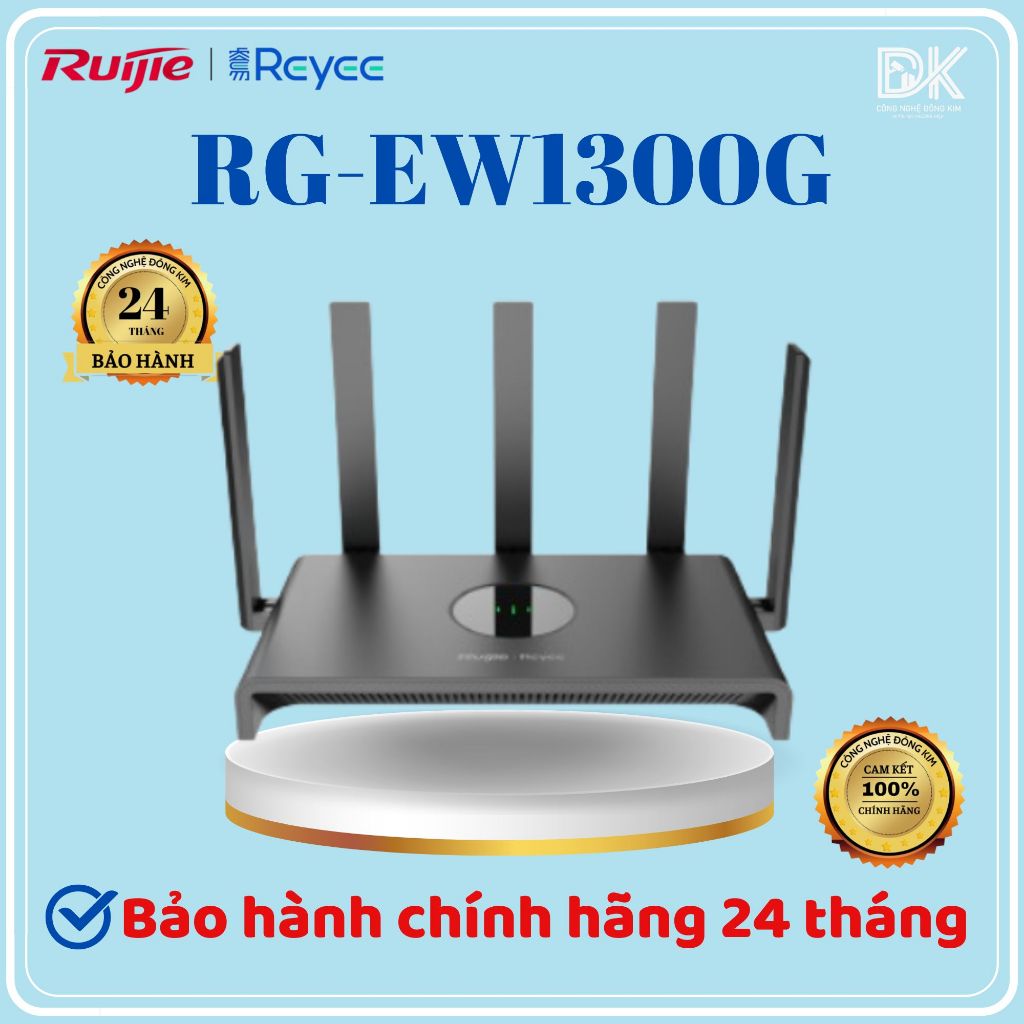 Bộ phát WiFi Reyee RG-EW1300G tốc độ 1300Mbpsv BẢO HÀNH CHÍNH HÃNG