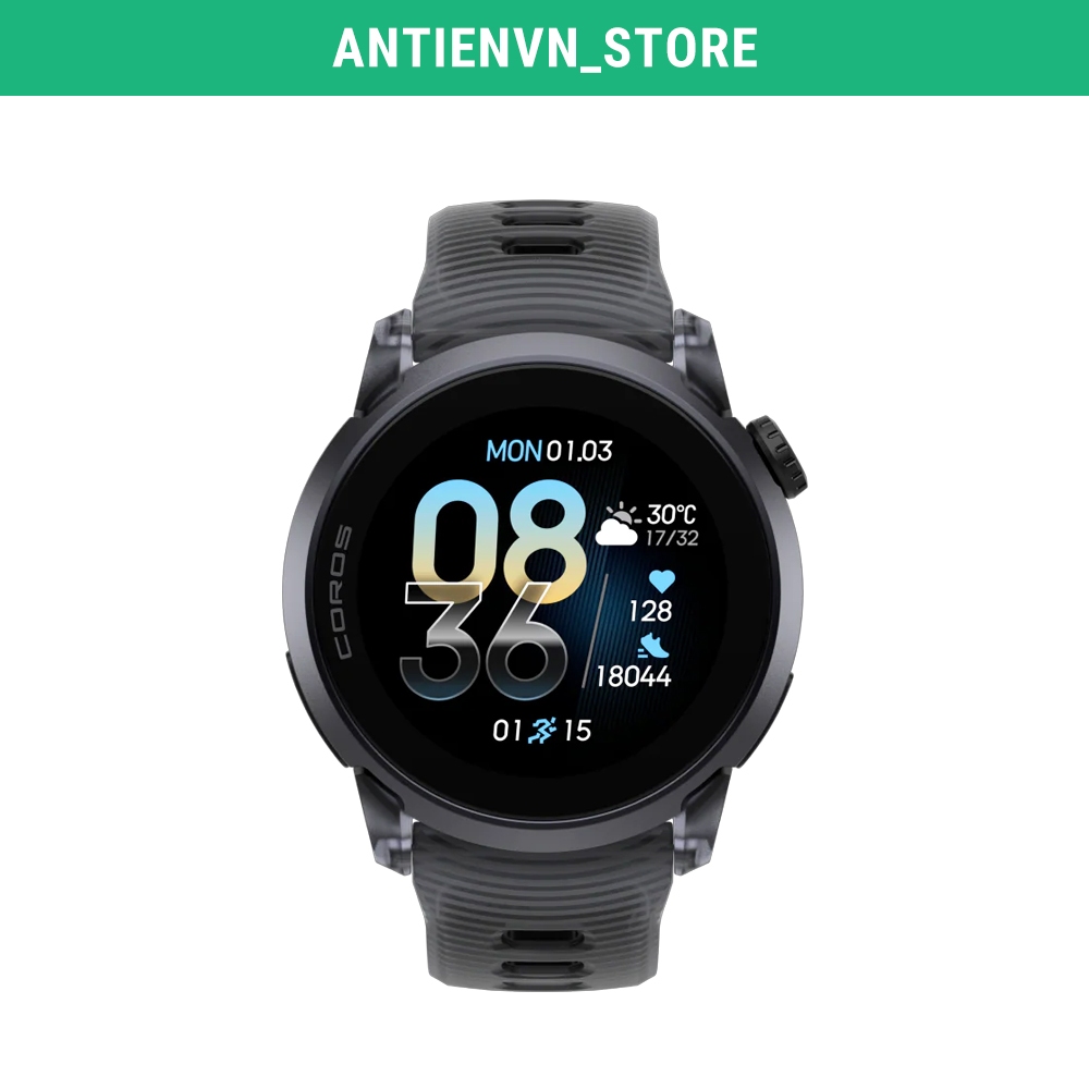 Đồng hồ GPS Thể Thao Coros Pace 4 Crystal Black, Cloud White | Phiên Bản Aluminum | Dây Đeo Silicon | BigBuy360 - bigbuy360.vn