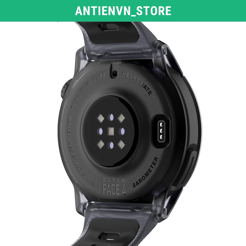 Đồng hồ GPS Thể Thao Coros Pace 4 Crystal Black, Cloud White | Phiên Bản Aluminum | Dây Đeo Silicon | BigBuy360 - bigbuy360.vn