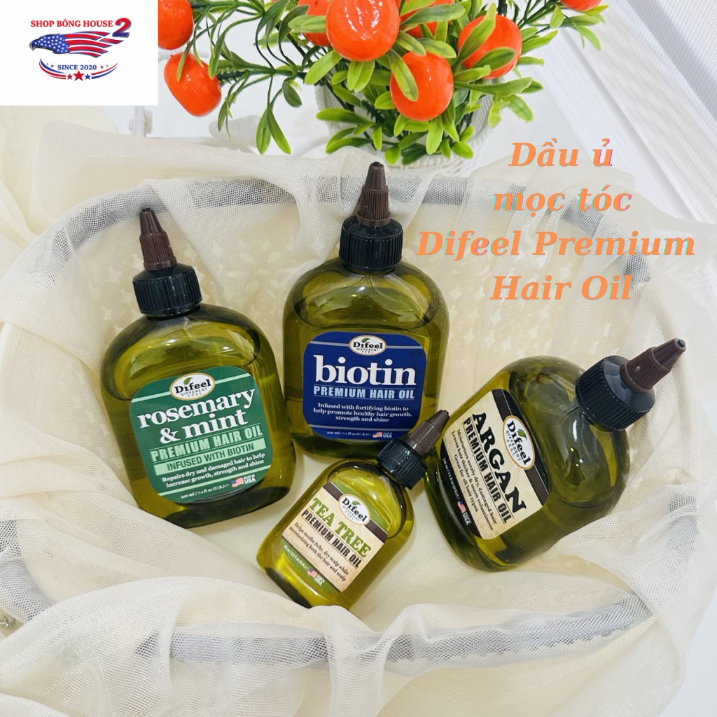 [Bill US] Dầu ủ mọc tóc Difeel Premium Hair Oil 210ml