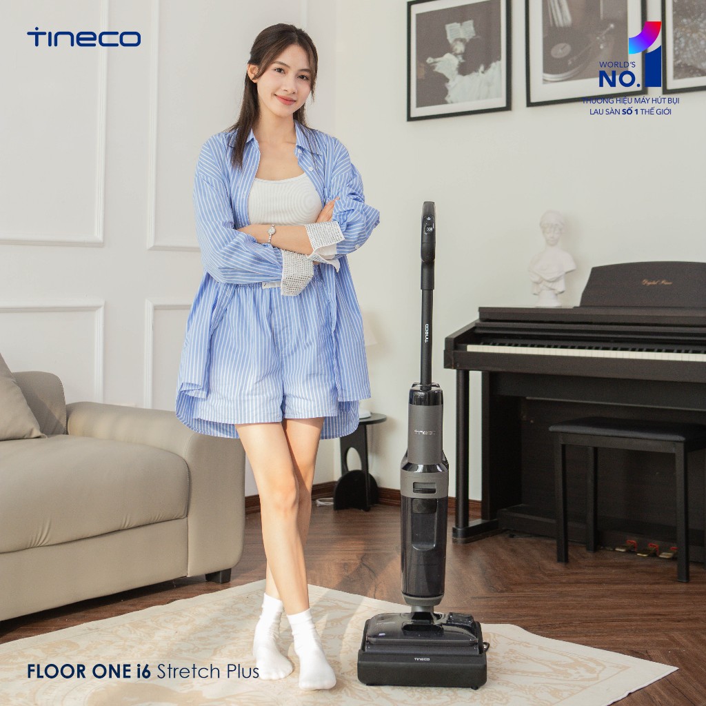 Máy lau sàn hút bụi Tineco Floor One i6 Stretch Plus