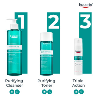 Toner Eucerin Dành Cho Da Nhờn Mụn 200ml - Dermopure Clinical Purifying Toner
