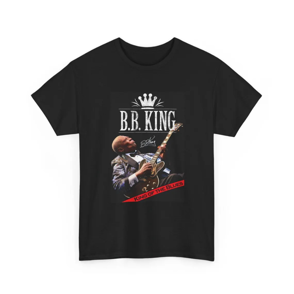 Áo Thun B. B. King ( BB King) The King of the Blues KB002, Unisex Form Rộng Cotton Mềm
