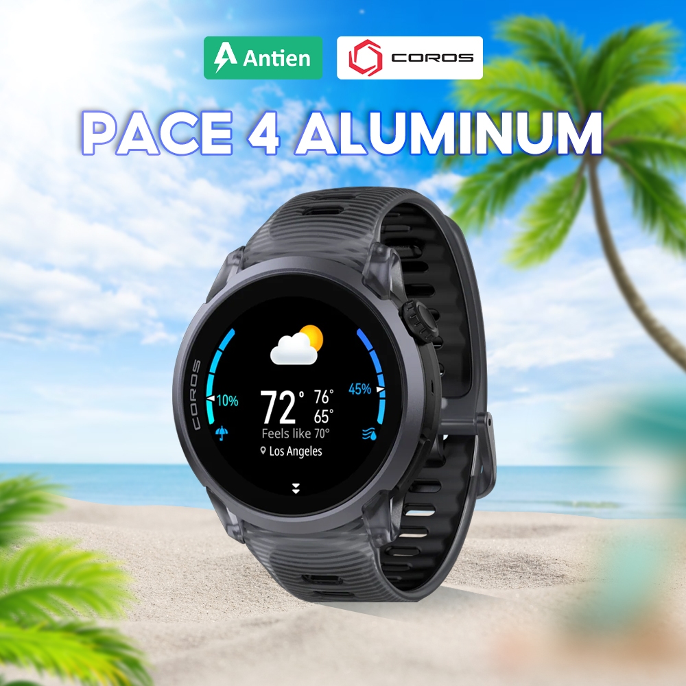 Đồng hồ GPS Thể Thao Coros Pace 4 Crystal Black, Cloud White | Phiên Bản Aluminum | Dây Đeo Silicon | BigBuy360 - bigbuy360.vn