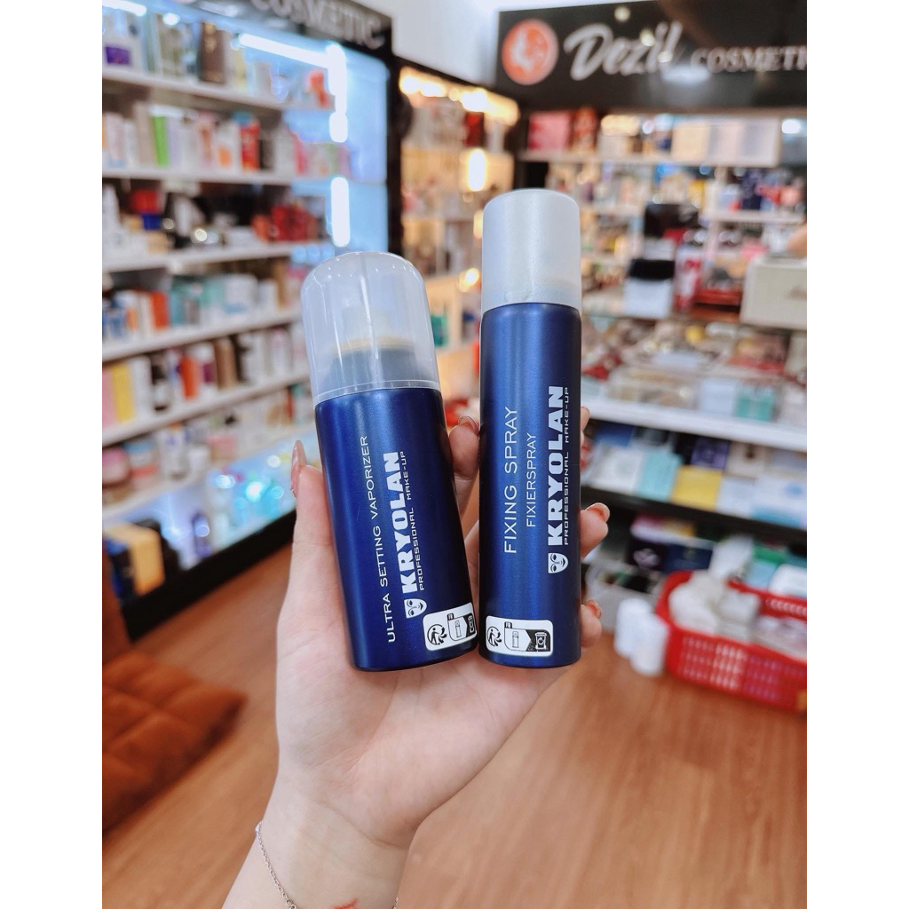 [CHÍNH HÃNG 100%] XỊT KHOÁ NỀN GIỮ LỚP MAKEUP KRYOLAN (75ML-100ML-300ML)
