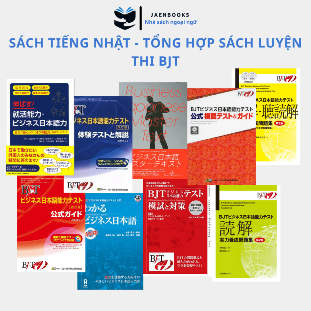 Sách tiếng Nhật - Tổng hợp sách luyện thi bjt