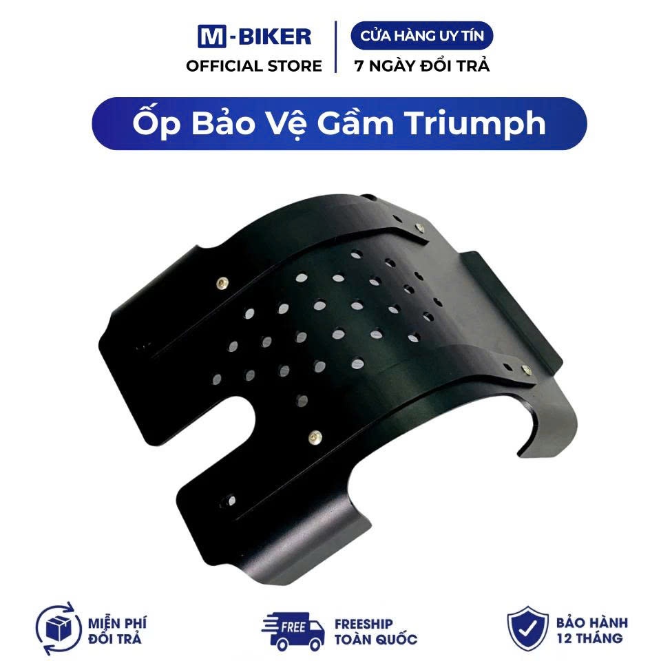 Bảo vệ gầm xe triumph T100-T120-Streettwin,ốp bảo vệ gầm xe triumph T100-T120-Streettwin