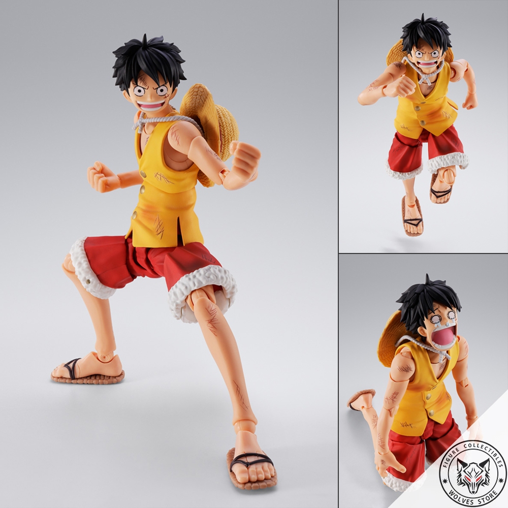 [Có sẵn - Hỏa tốc] Mô hình chính hãng SHF One Piece: SHF Monkey D. Luffy (Marineford) (shf luffy)
