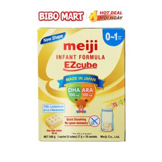 Sữa Meiji nhập khẩu dạng thanh Infant Formula hộp 540g tiện lợi cho bé giai đoạn khởi đầu [KOL]