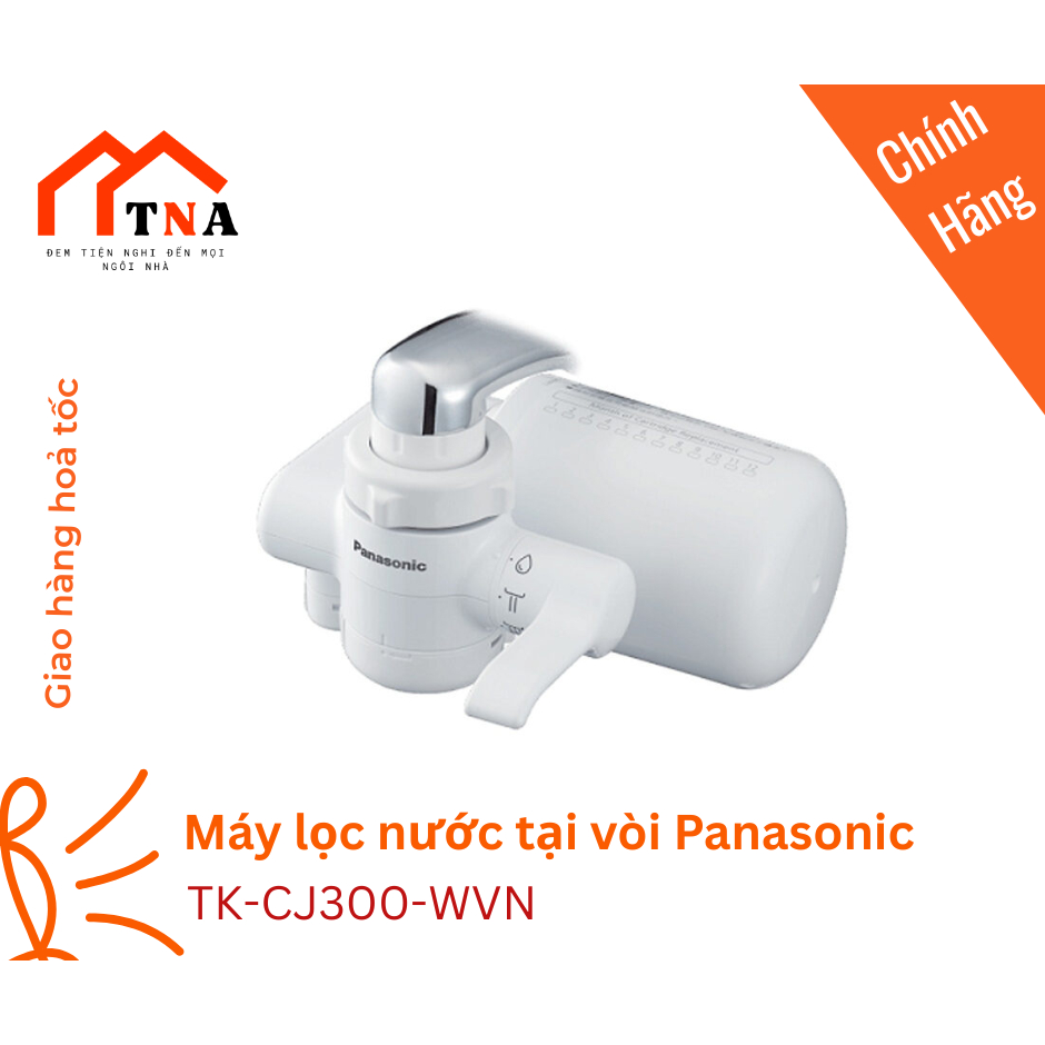 Máy lọc nước tại vòi Panasonic TK-CJ300-WVN- Hàng chính hãng, sx Nhật Bản