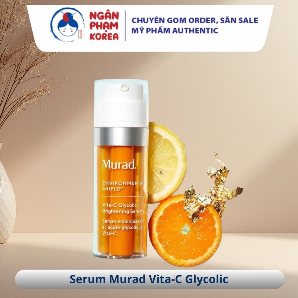 Serum Murad Vita-C Glycolic Hỗ Trợ Sáng Da, Làm Đều Màu Da, Ngân Phạm Korea