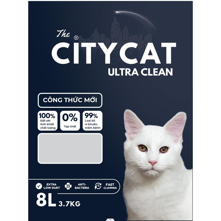 [ Tải 7 túi ] Cát vệ sinh cho mèo City Cat, cát vệ sinh citycat giá rẻ vón tốt