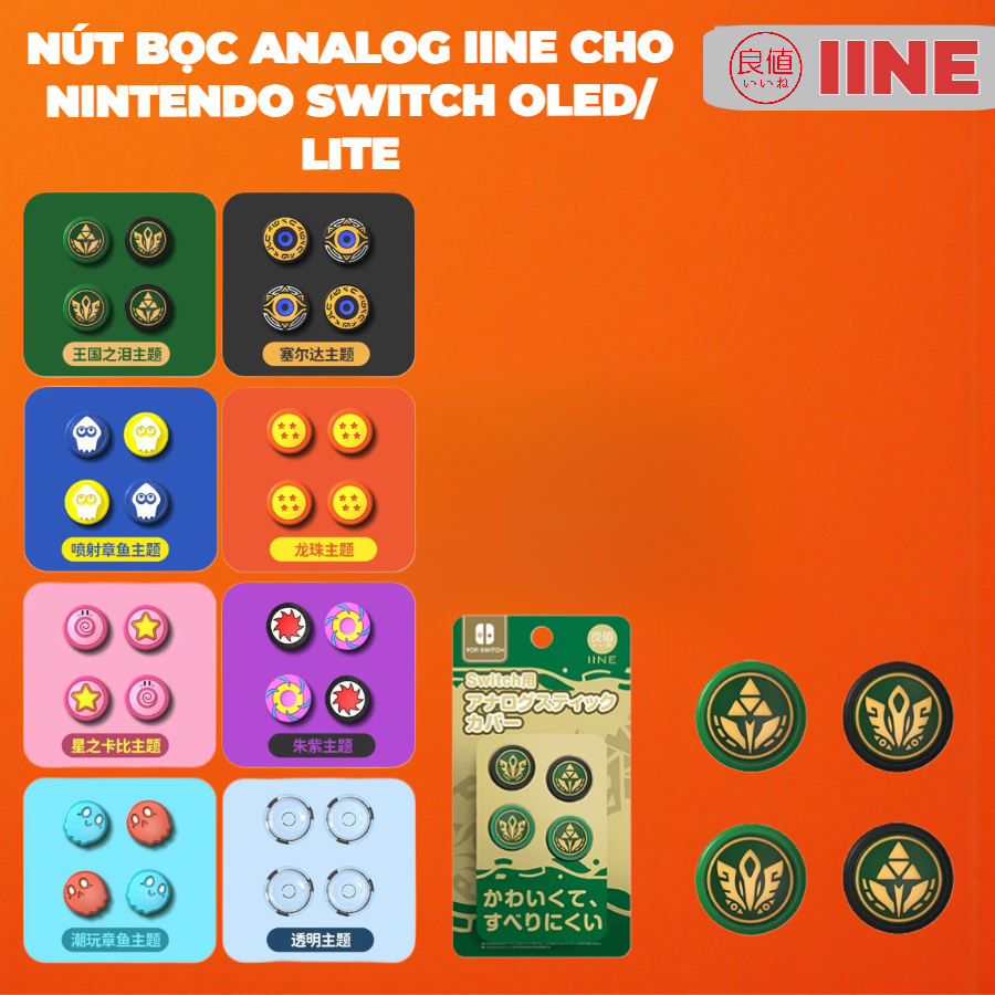 Set 4 nút Analog Nintendo Switch 2 IINE/ PWN