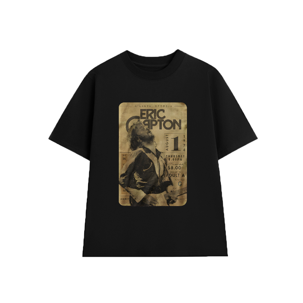Áo Thun Eric Clapton EC005, Unisex Form Rộng Cotton Mềm