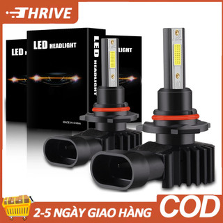 2 pieces Đèn Pha led h7 H11 H1 H4 H8 H9 HB4 9006 HB3 9005 12-24V 6000K COB Dành Cho Ô Tô