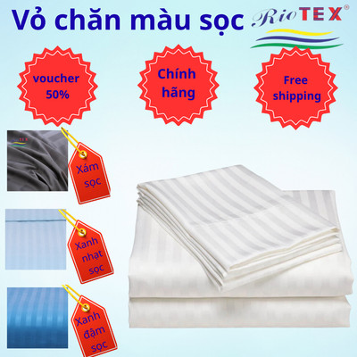 Vỏ chăn-mền chần Màu Sọc RIOTEX - 1.6mx2m, 1.8mx2m, 2.2mx2m, 2.2mx2.4m, 2.4mx 2.4m,..