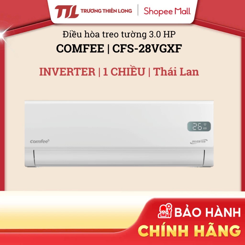 CFS-28VGXF | CFS-28VAF-V - Máy lạnh Comfee Inverter 3 HP CFS-28VGXF | CFS-28VAF-V [FREESHIP HCM]