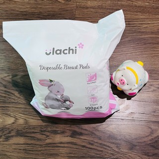 Miếng lót thấm sữa Ulachi cao cấp siêu thấm hút - bịch 100 miếng