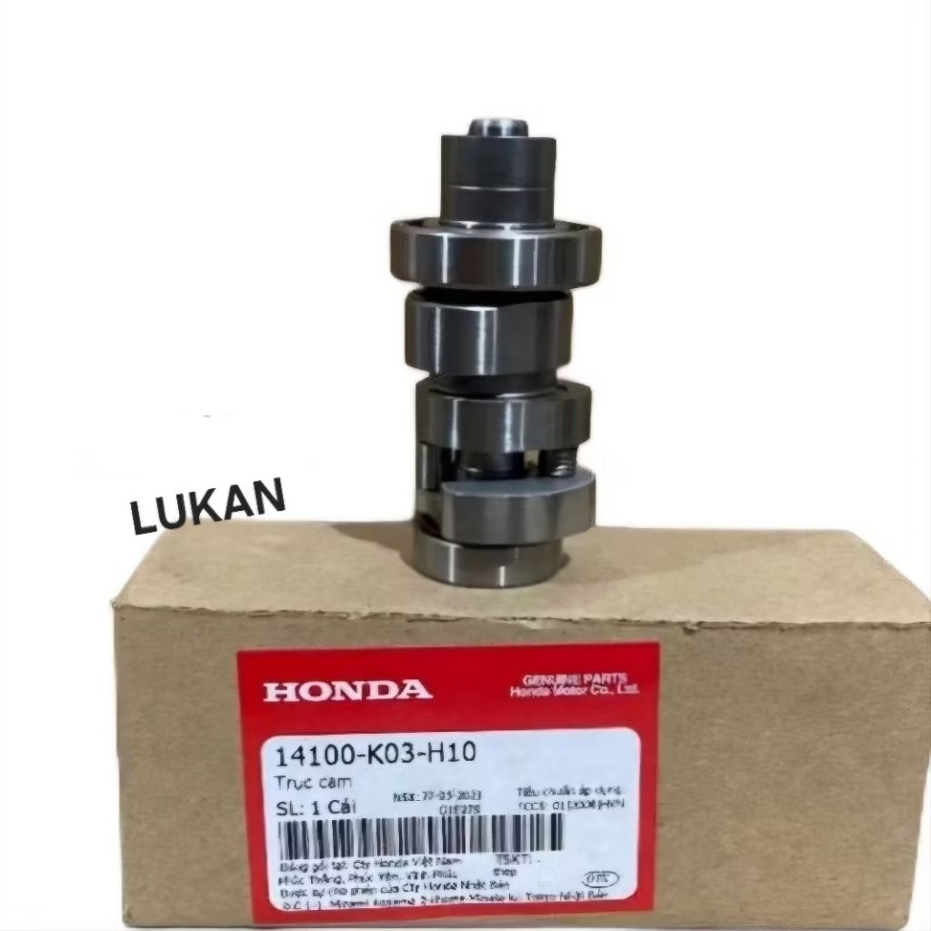 Trục cốt cam đầu quylat xe WAVE RSX 110 Fi zin chính hãng 14100-K03-H10, 14100-K90-V00