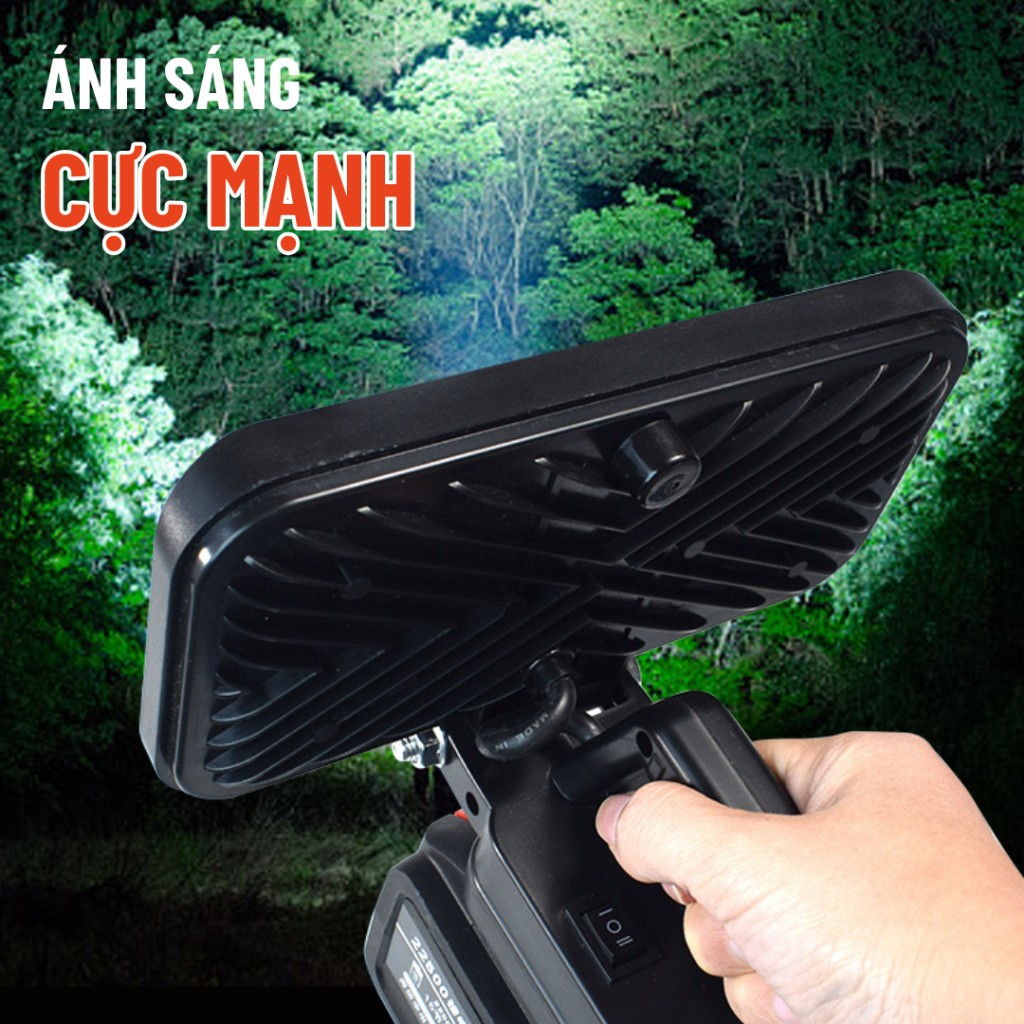 Đèn led 35/55 mắt siêu sáng sử dụng chân pin phổ thông MAKITA có 2 chế độ sáng, có 2 cổng sạc USB, tay cầm tiện lợi | BigBuy360 - bigbuy360.vn