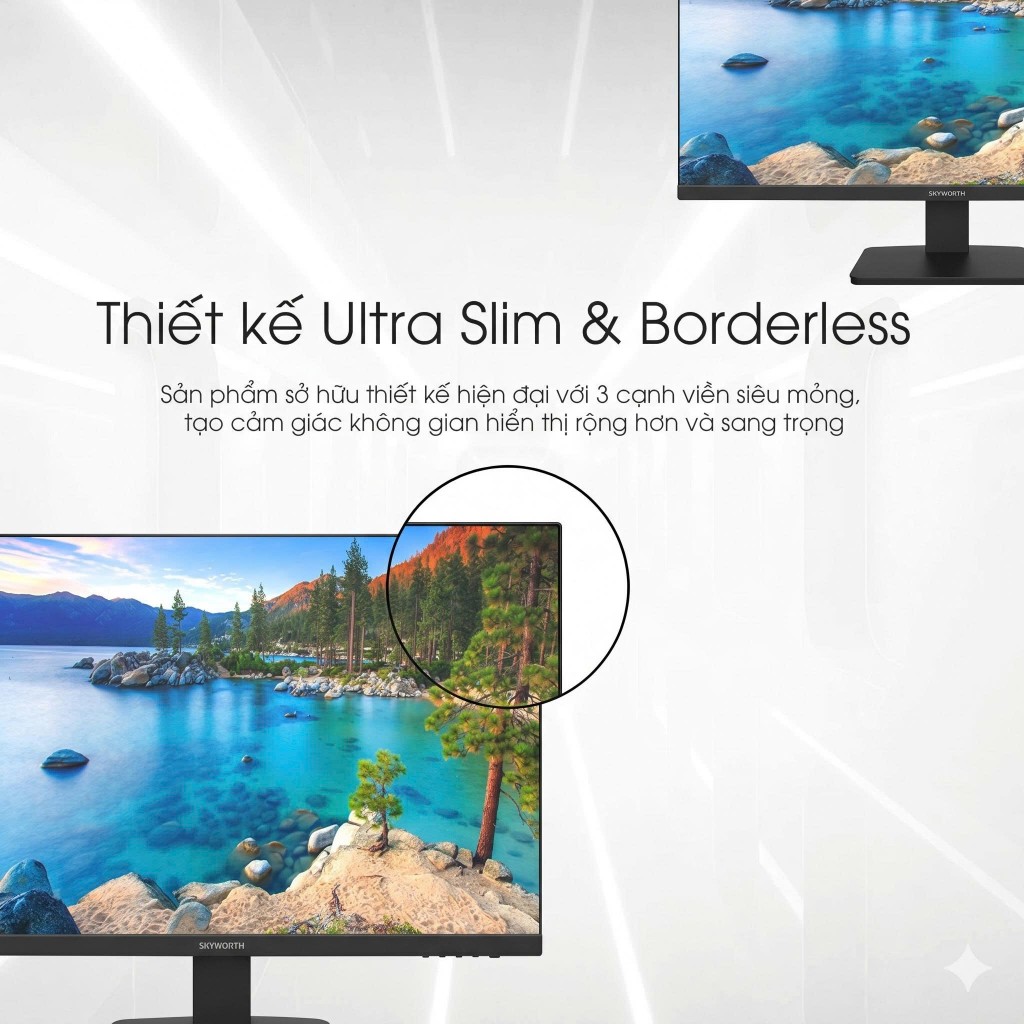 Màn Hình Skyworth 27 Inch Full HD IPS/VA 75Hz-165Hz Viền Mỏng Gaming Văn Phòng BH Chính Hãng 2 Năm | BigBuy360 - bigbuy360.vn