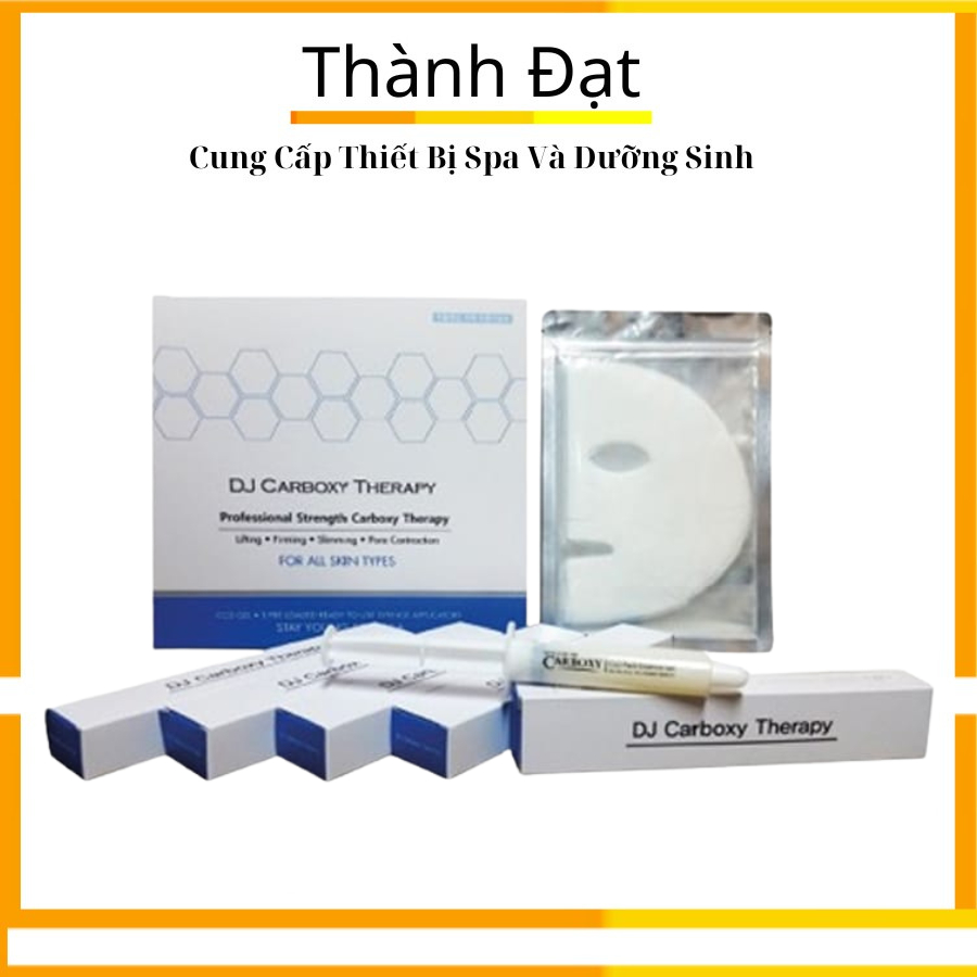 Mặt nạ CO2 sủi bọt thải độc da, detox làm trắng da, phục hồi da, săn chắc da CO2 DJ Carborn Therapy