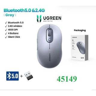 Chuột Không Dây Ugreen 45149 90550 35900 M556 15508 65772 (Wireless + Bluetooth 5.0,4000dpi 2.4Ghz)