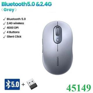 Chuột Không Dây Ugreen 45149 90550 35900 M556 15508 65772 (Wireless + Bluetooth 5.0,4000dpi 2.4Ghz)