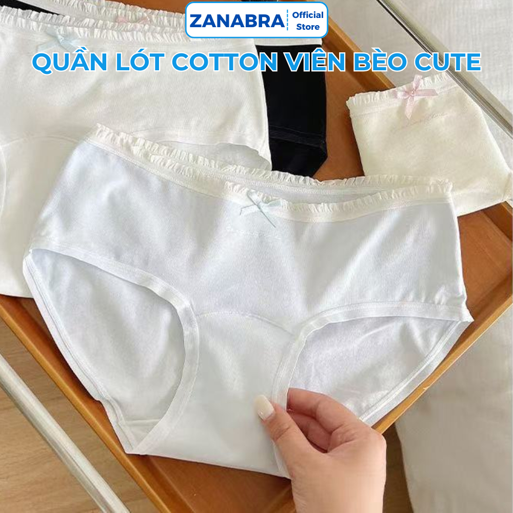 SET 6 hoặc 3 Quần Lót Cotton Nữ Kháng Khuẩn Quần Chip Nữ Thoáng Khí Thấm Hút Co Giãn Tốt Mềm Mịn ZAN