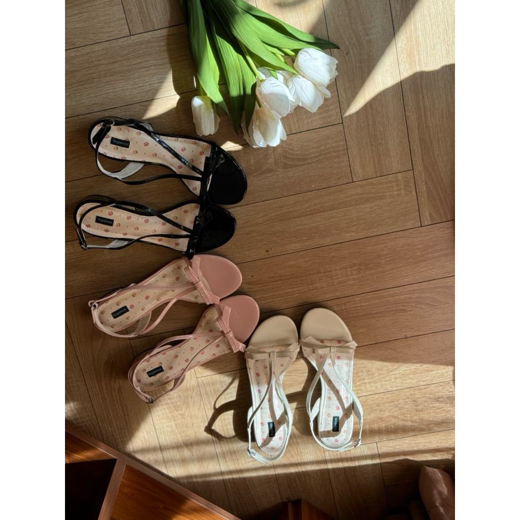 CAO GÓT NAGASHOES LÓT HOA QUAI DÂY ĐÍNH NƠ 5P NAC333
