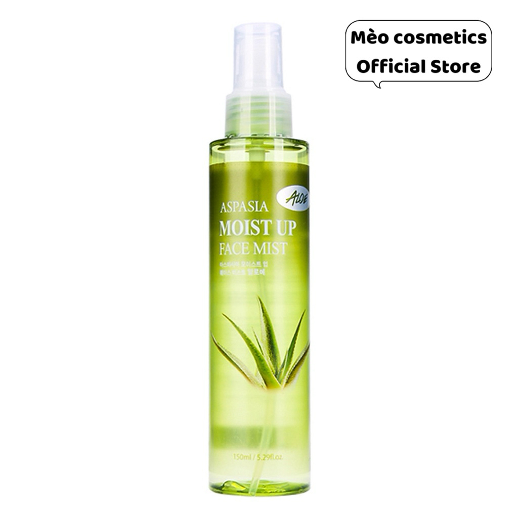 [CHÍNH HÃNG] Xịt Khoáng Tinh Chất Nha Đam Aspasia 150ml