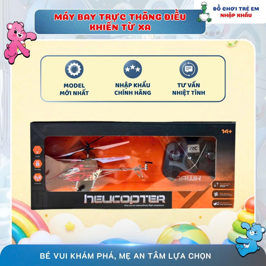 Máy Bay kim loại Trực Thăng Điều Khiển Từ Xa KX192 XK913-X 3.5CH Hợp Kim Có Đèn LED