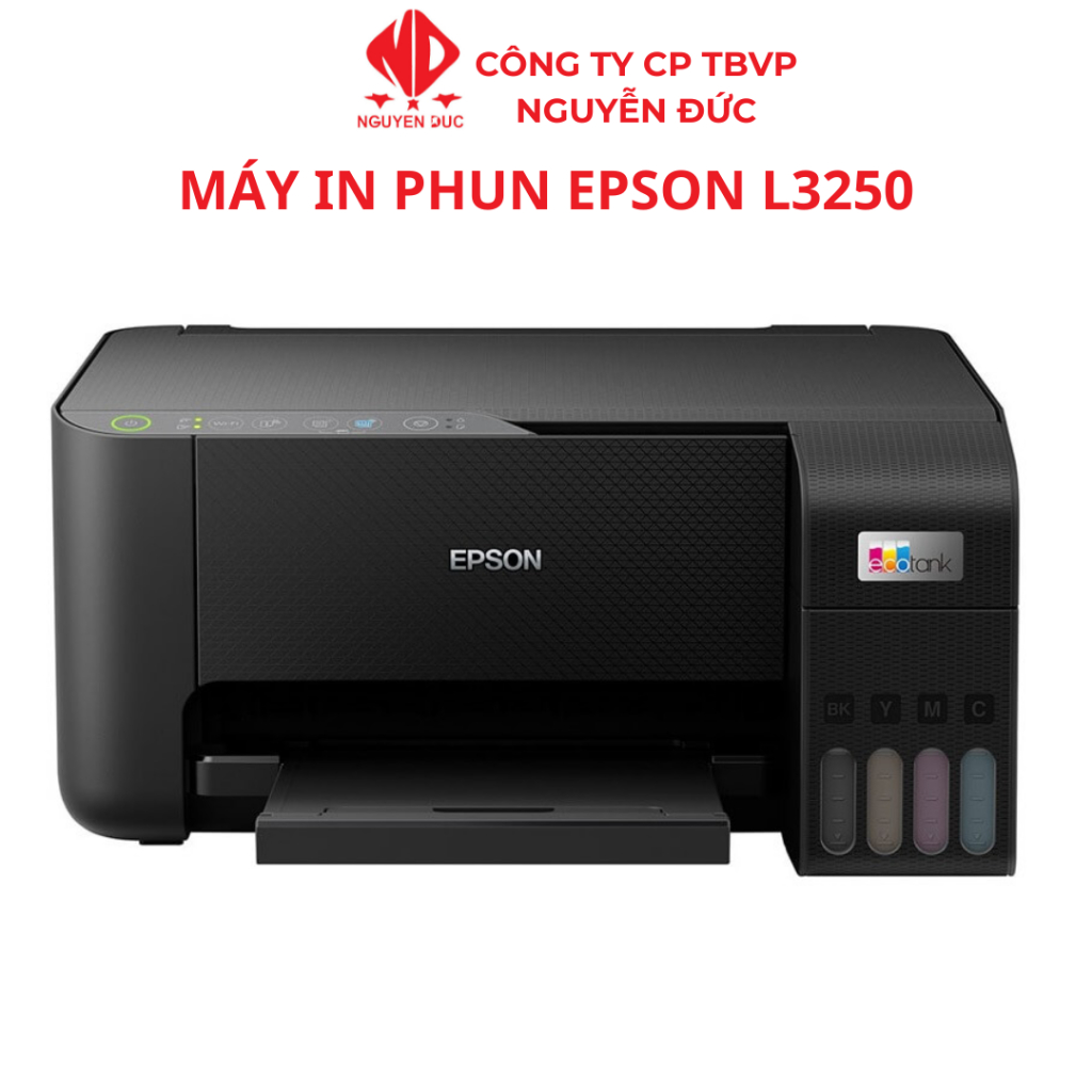 MÁY IN EPSON L3250 - IN MÀU KHÔNG DÂY -  IN SCAN COPY WIFI - DÙNG MỰC 003 - IN TIẾT KIỆM , KẾT NỐI Đ