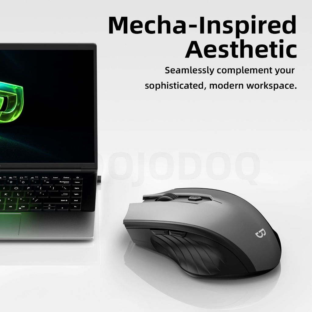 Chuột Không Dây GOOJODOQ 2 Chế Độ (2.4G+Bluetooth), Nút Êm, 3 DPI, Pin 500mAh Sạc Type-C | BigBuy360 - bigbuy360.vn