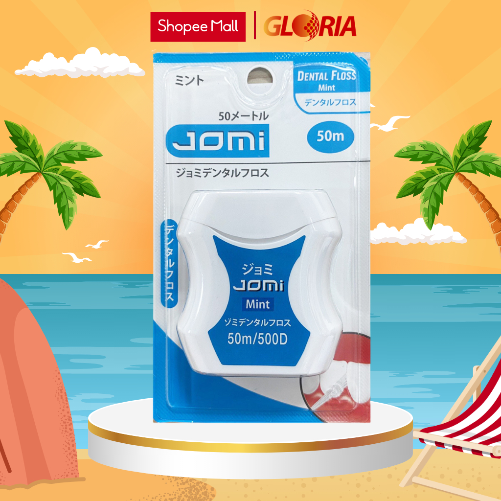 Chỉ Tơ Nha Khoa JOMI Dental Floss Mint Hương Bạc Hà 50m Dental Floss Mint