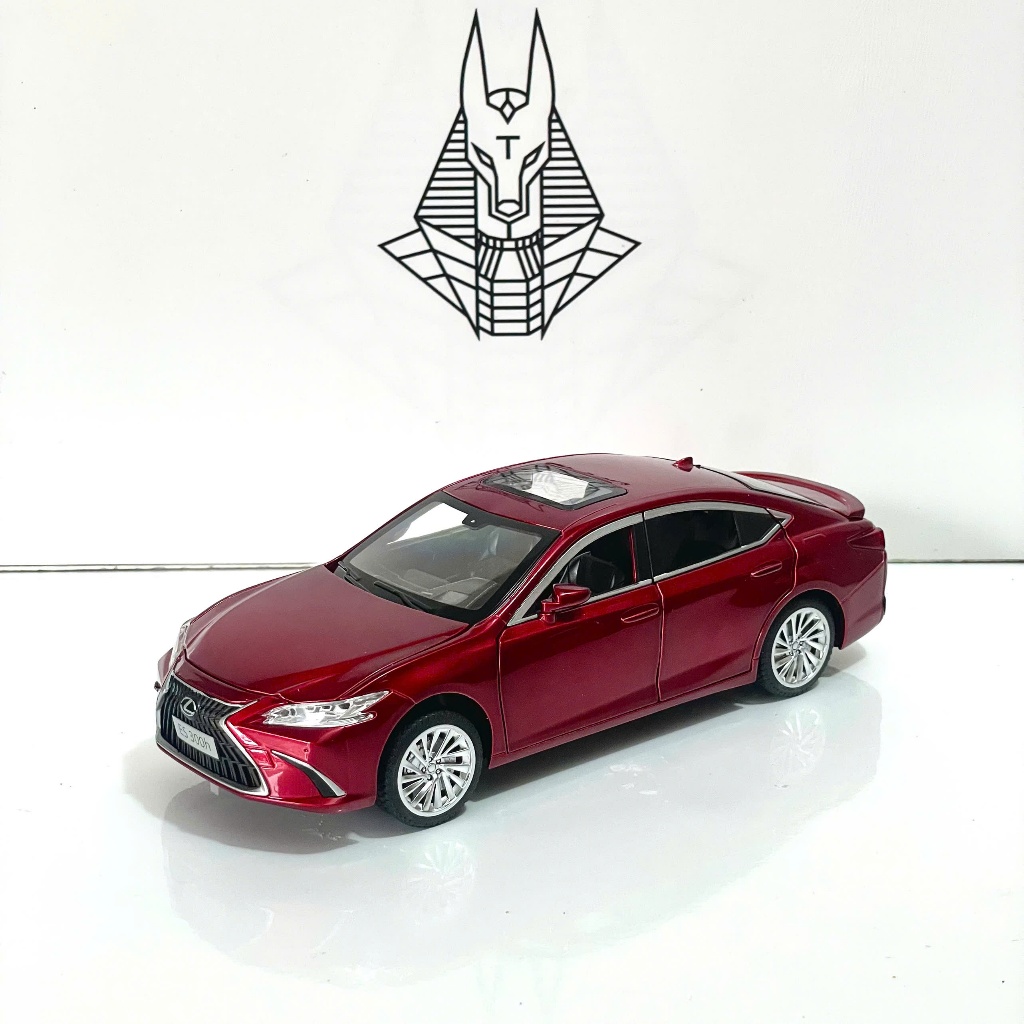 Mô Hình Xe Ôtô Kim Loại 1/24 Siêu Xe LEXUS ES300H Sẵn Đế Dùng Để Trưng Bày Bàn làm Việc
