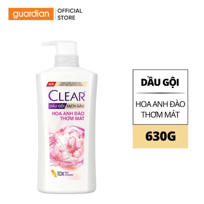 Dầu gội Clear Hoa Anh Đào Băng Lạnh Sạch Gàu 630G