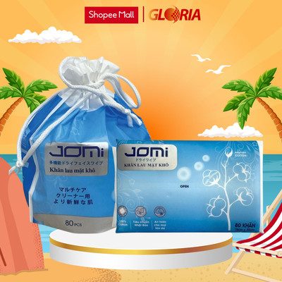 Khăn Lau Mặt Khô Jomi 80 Miếng