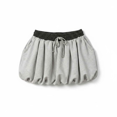 Chân Váy Boo Nỉ Balloon Dáng Bí Phối Cạp Thêu Made In The Streets Dành Cho Nữ Chất Liệu Cao Cấp