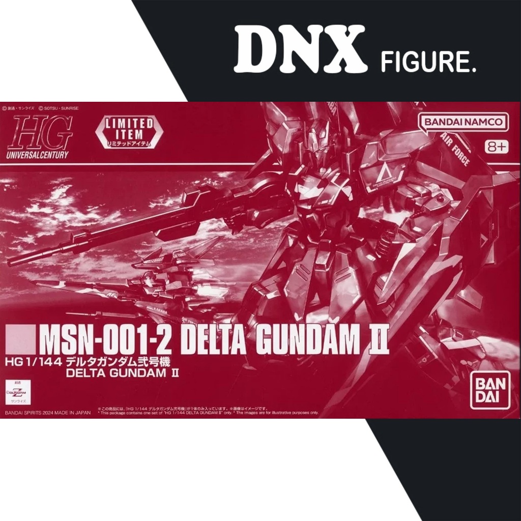 Mô hình lắp ráp HG UC MSN-001-2 Delta Gundam II (New Seal)