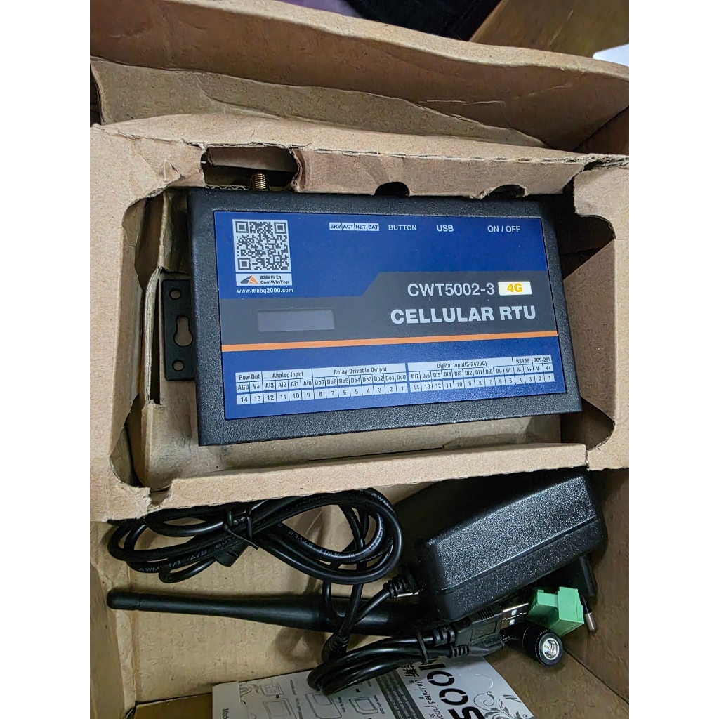 Bộ điều khiển RTU 4G CWT5002-3 - Giám sát & Điều khiển từ xa qua SIM 4G (IoT Gateway)