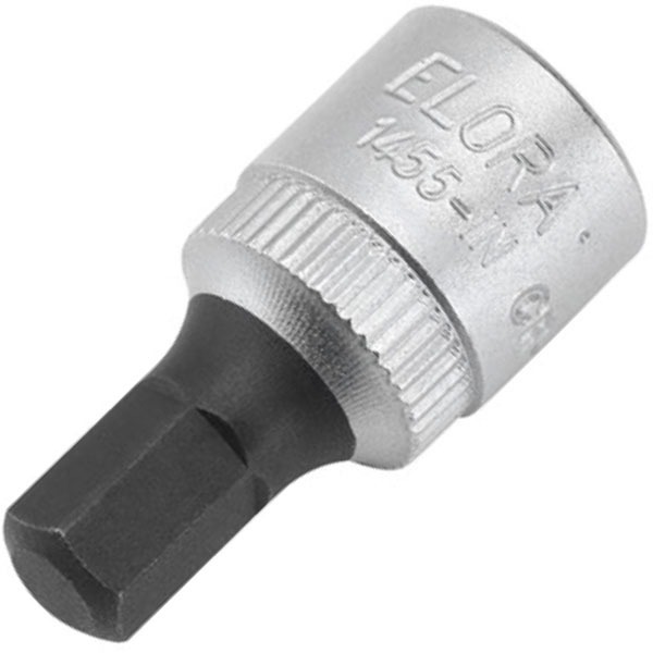 Đầu tuýp lục giác âm ELORA 1455-IN 4, 4mm, vuông 1/4 inch
