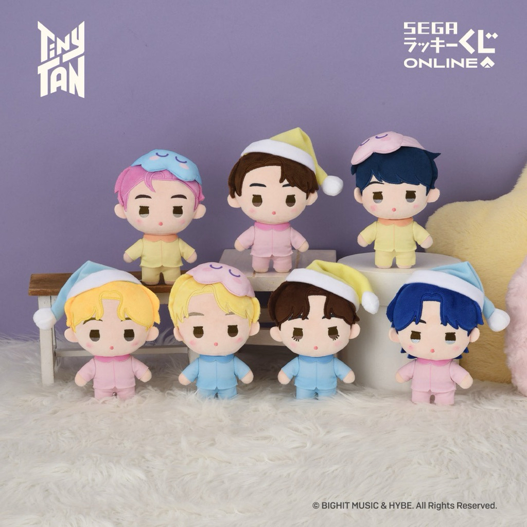 BTS offical goods Bt21 TinyTAN Doll sweet dreams Member Jimin như hình.