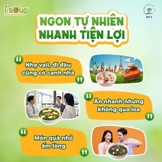 SÚP NẤM CHAY MUSHROOM SOUP ISOUP 50 GRAM