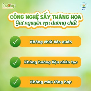 SÚP NẤM CHAY MUSHROOM SOUP ISOUP 50 GRAM