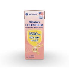 Thùng 24 Hộp 180ml Sữa Bột Pha Sẵn METACARE COLOSTRUM NUTRICARE