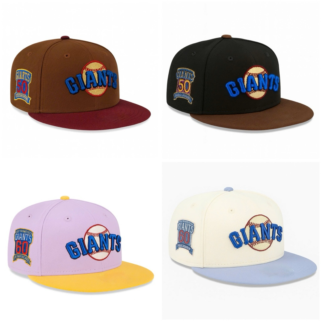 Mũ Snapback/Nón Hiphop Thể Thao Thêu GIANTS 50 Thời Trang HipHop Nam Nữ
