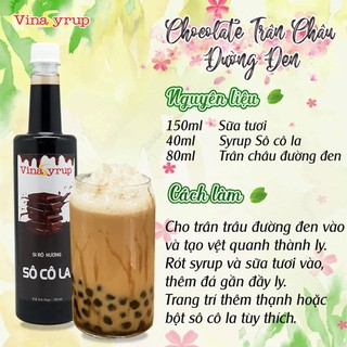 Siro Vina chai 750ml (đủ hương)