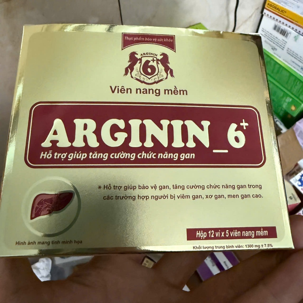 viên uống bổ gan ARGININ 6+ (30 viên )